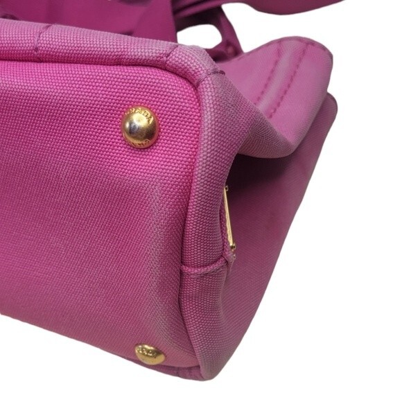 💖PRADA Pink Canvas Crossbody/Handbag, shoulder Authentic - Picture 11 of 16